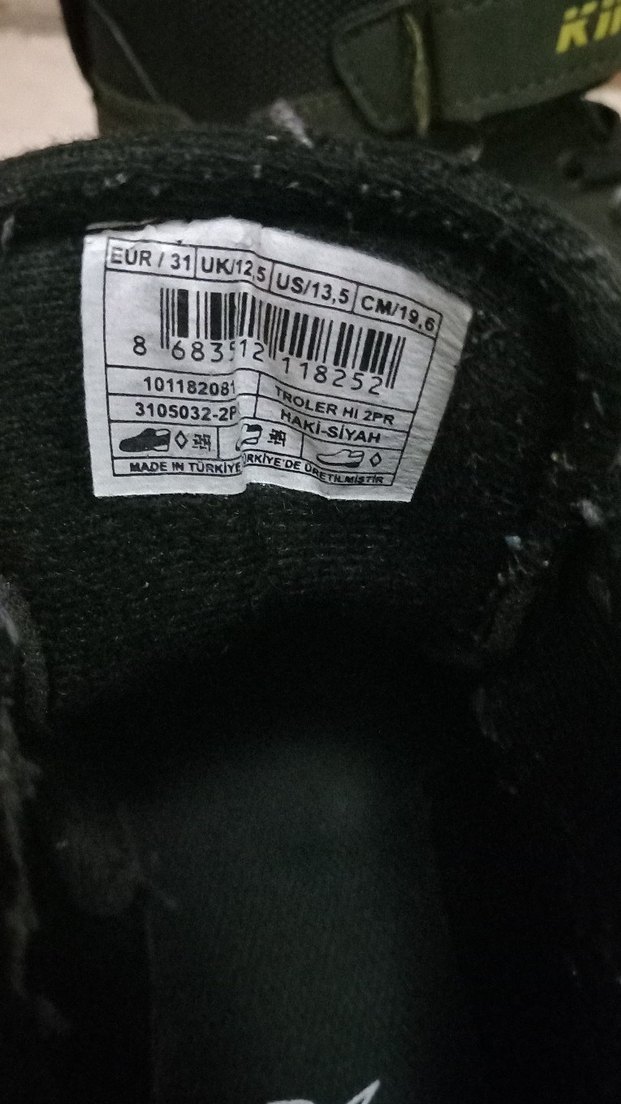 Erkek Çocuk Siyah Gri Yılan Desenli Bot - Görsel 5