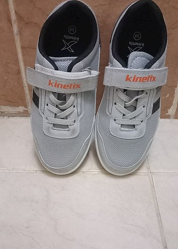 Gri Erkek Çocuk Spor Ayakkabı Kinetix - Görsel 3