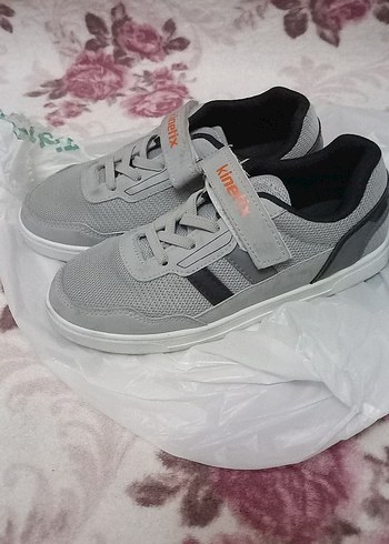Gri Erkek Çocuk Spor Ayakkabı Kinetix - Görsel 9