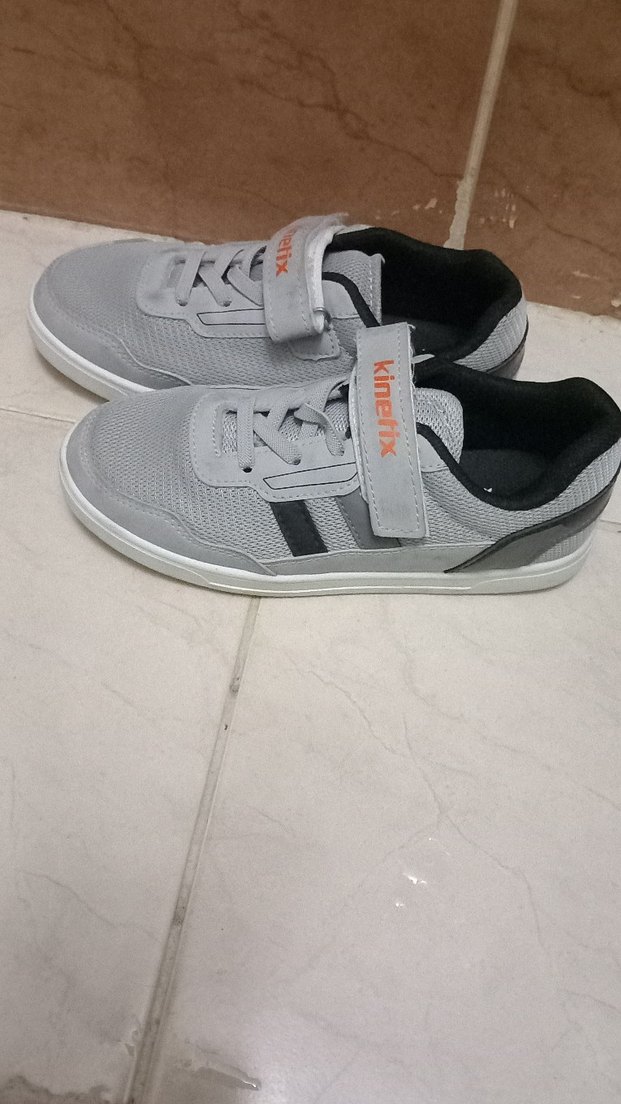 Gri Erkek Çocuk Spor Ayakkabı Kinetix - Görsel 2