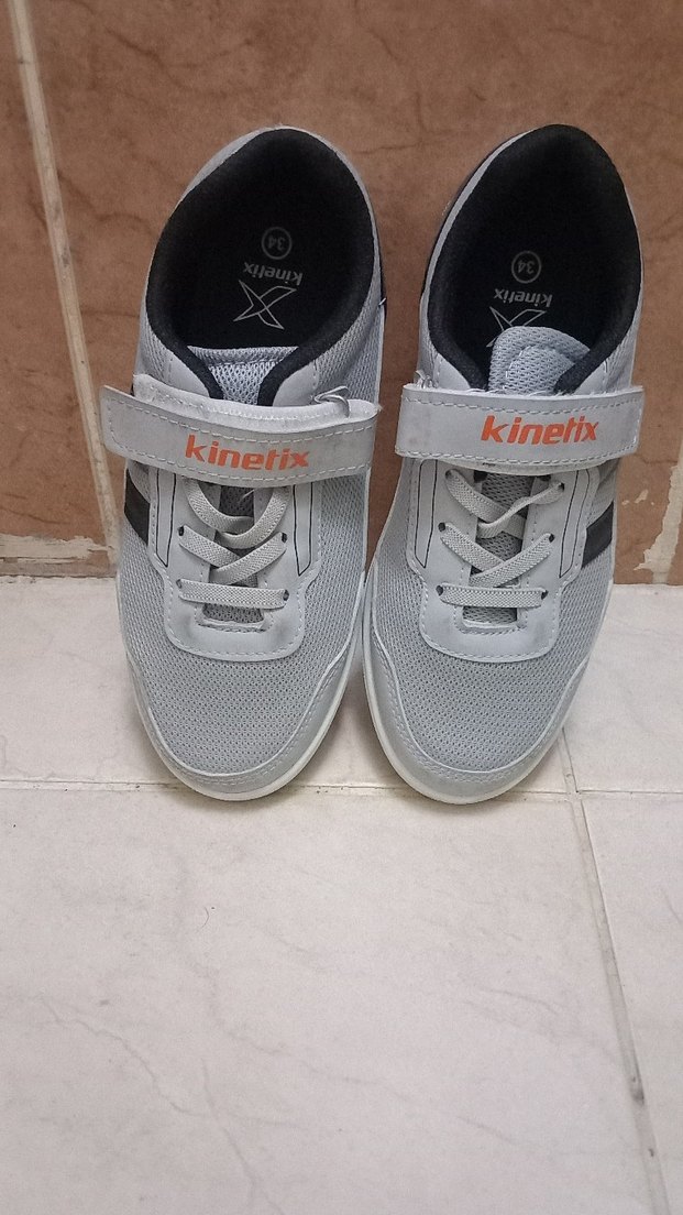Gri Erkek Çocuk Spor Ayakkabı Kinetix - Görsel 3