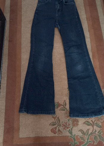 ispanyol paça Kadın Jean Pantolon - Görsel 2