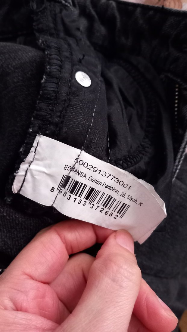 ispanyol paça Kadın Jean Pantolon - Görsel 5