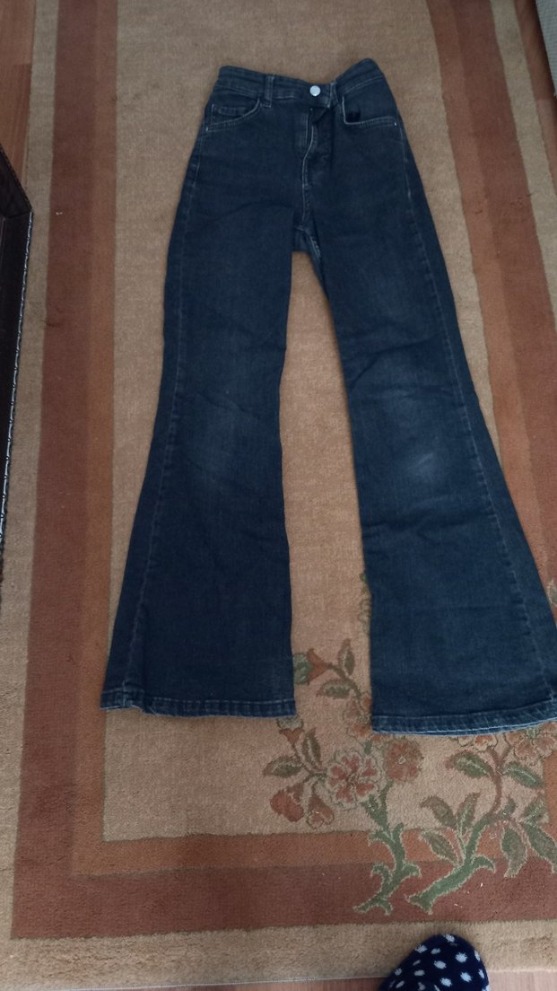 ispanyol paça Kadın Jean Pantolon - Görsel 2