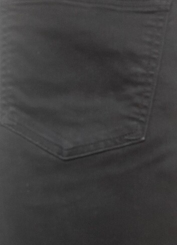 15-16 Yaş Beden siyah Renk Siyah Kot Pantolon Genç