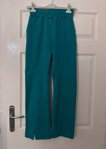 Kadın Yeşil Midi Takım Fermuarlı Ceket - Görsel 3