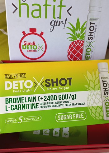DailyShot DetoX Shot - Şeker İçermez