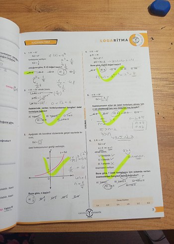 Beden AYT Orijinal Matematik Logaritma-Diziler Eğitim Seti