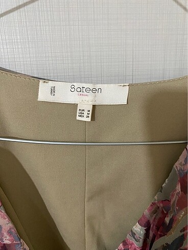 m Beden Sateen Elbise