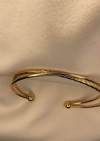 Minimalist Elastik Gold Kadın Bileklik - Görsel 2