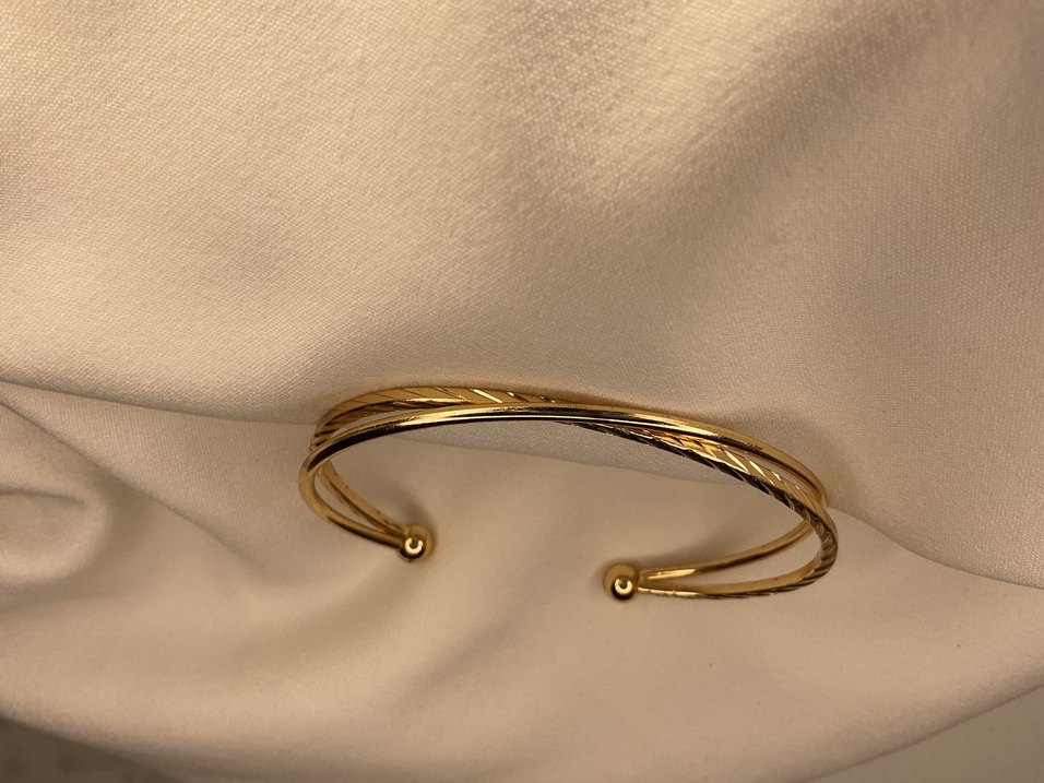 Minimalist Elastik Gold Kadın Bileklik - Görsel 2