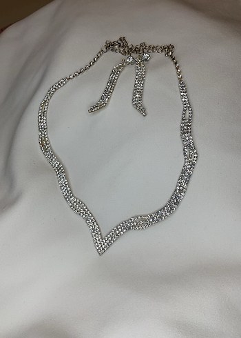 Bej Yılan Desenli Parlak Kadın Takı Seti - Görsel 3