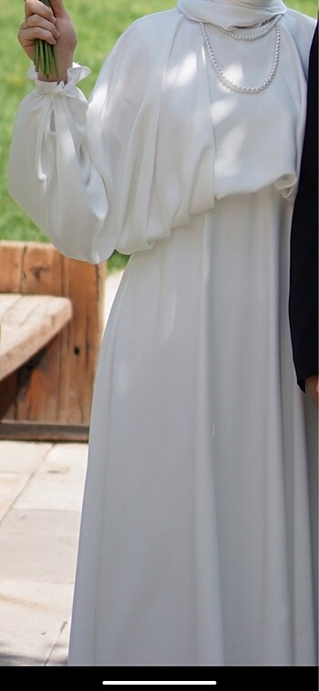 Armine Armine nikah elbisesi (beyaz Ekru abiye)