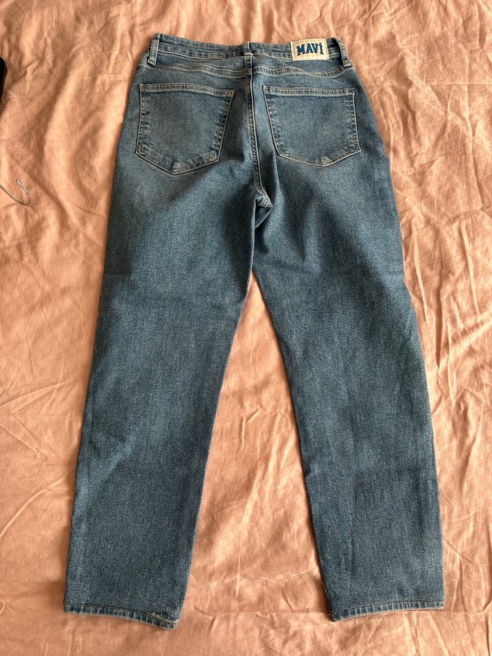 Mavi mom jean - Görsel 2