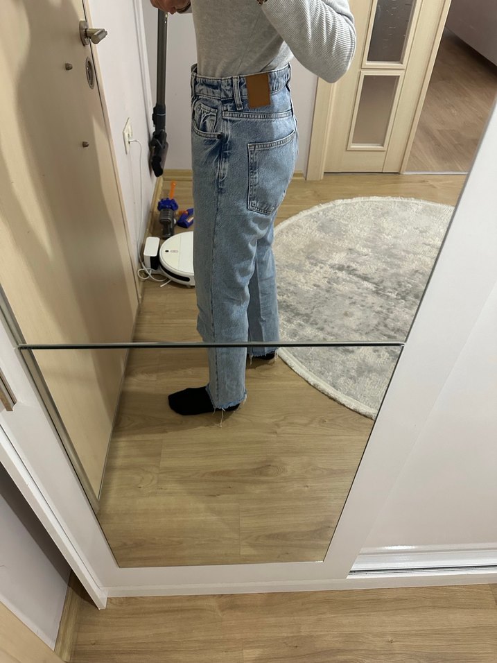 Zara straight pantolon - Görsel 5