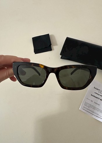 Saint Laurent Siyah Kadın Güneş Gözlüğü - Görsel 4