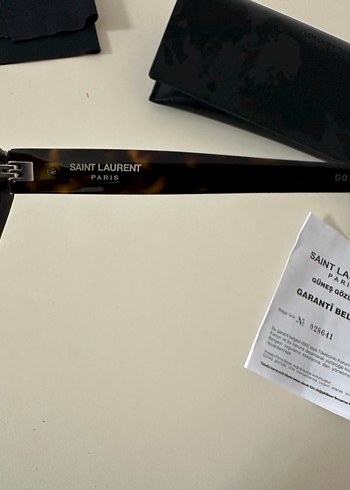 Saint Laurent Siyah Kadın Güneş Gözlüğü - Görsel 6