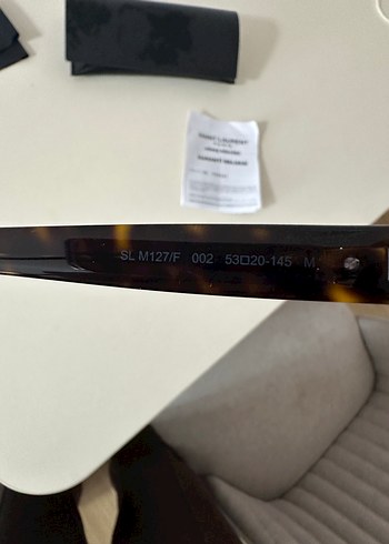 Saint Laurent Siyah Kadın Güneş Gözlüğü - Görsel 7