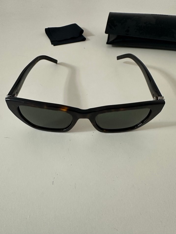 Saint Laurent Siyah Kadın Güneş Gözlüğü - Görsel 3