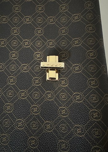 Zincir Detaylı Modern Klasik Kahverengi Kadın Çanta - Görsel 5