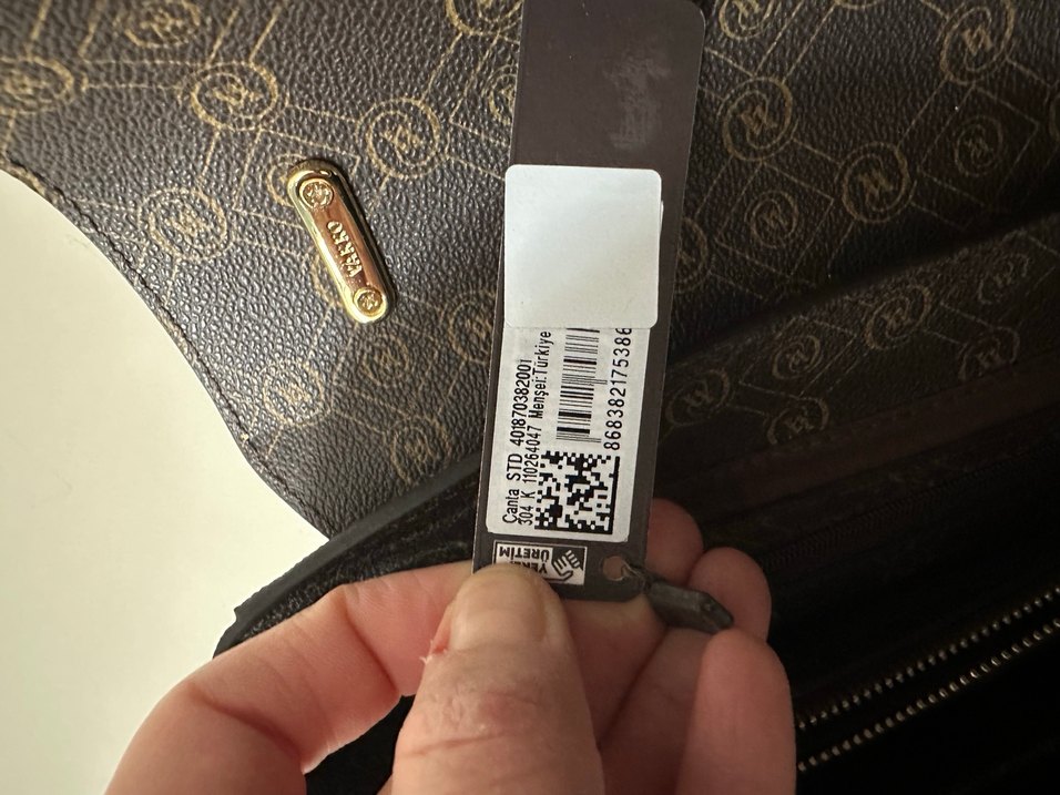 Zincir Detaylı Modern Klasik Kahverengi Kadın Çanta - Görsel 3