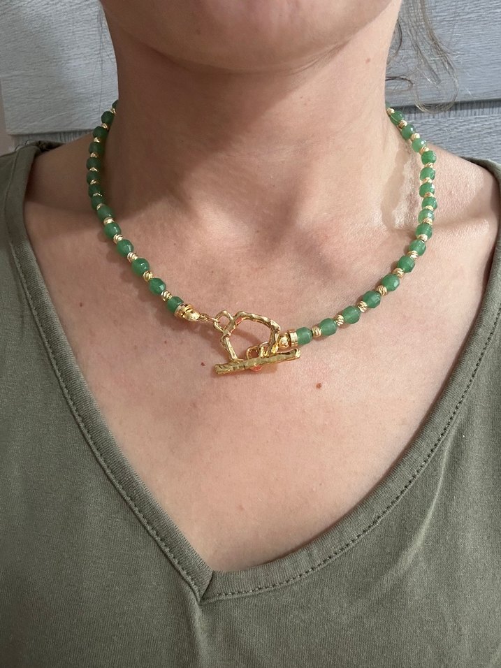 Aventurin Midi Kadın Kolye - Görsel 2