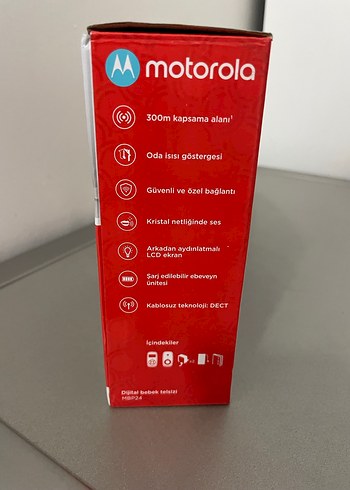 Motorola MBP24 Dijital Bebek Telsizi Beyaz - Görsel 5