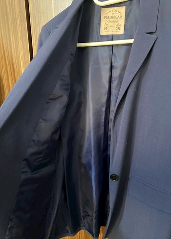 Pull&Bear Lacivert Blazer Ceket - Görsel 3