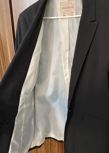 Pull&Bear Siyah Kadın Blazer Ceket - Görsel 3