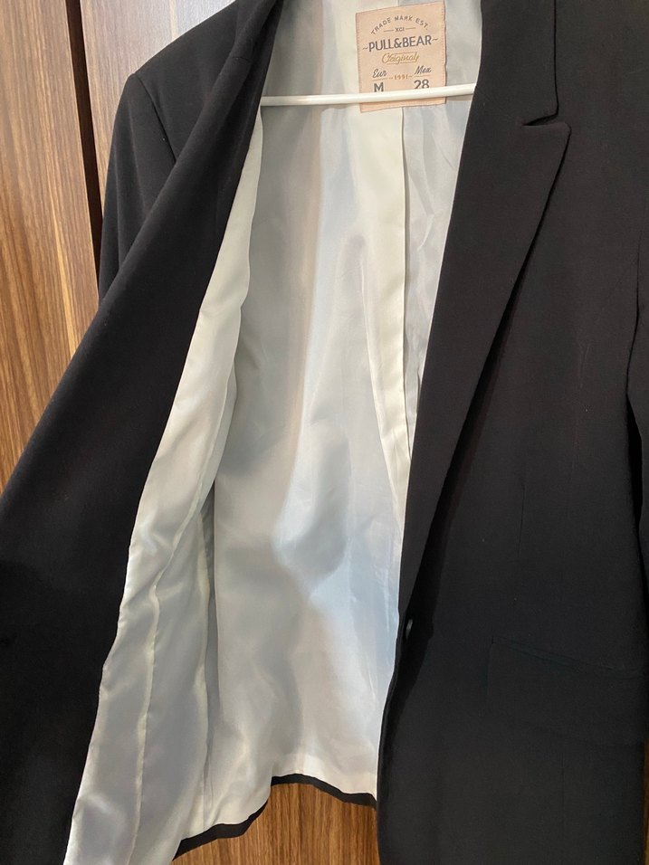 Pull&Bear Siyah Kadın Blazer Ceket - Görsel 3