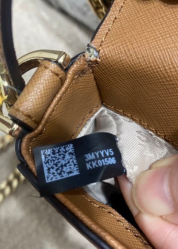 Michael Kors Kahverengi Deri Çanta - Görsel 8