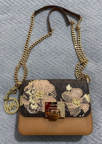 Michael Kors Kahverengi Deri Çanta - Görsel 2