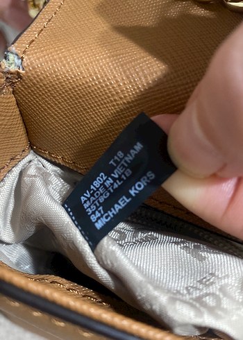 Michael Kors Kahverengi Deri Çanta - Görsel 7