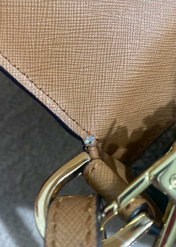 Michael Kors Kahverengi Deri Çanta - Görsel 9