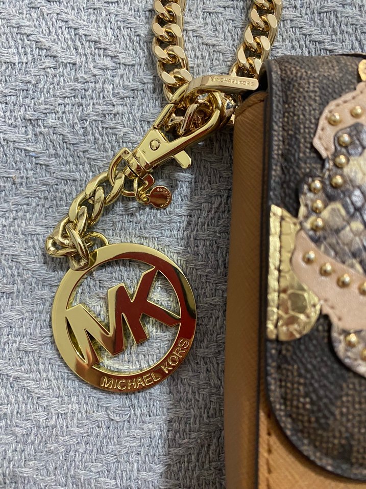 Michael Kors Kahverengi Deri Çanta - Görsel 4
