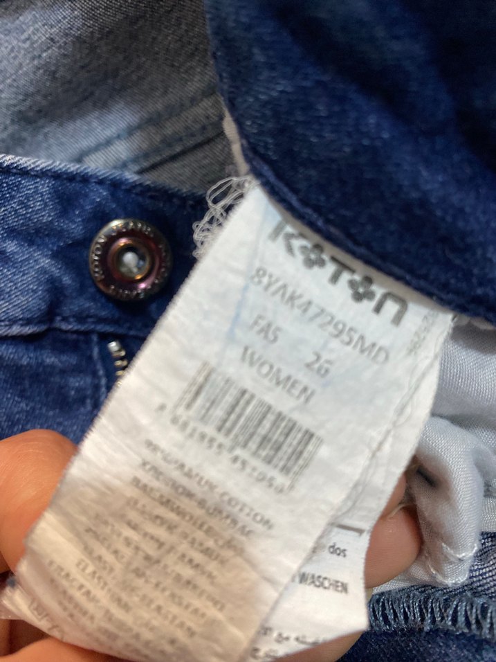 Kadın Lacivert Dar Paça Pantolon - Görsel 5