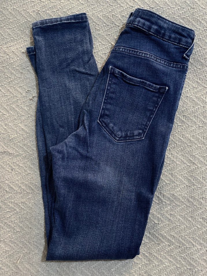 Kadın Lacivert Dar Paça Pantolon - Görsel 3