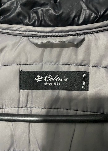 Colins Kadın Erkek Kaz Tüyü Siyah Mont - Görsel 5