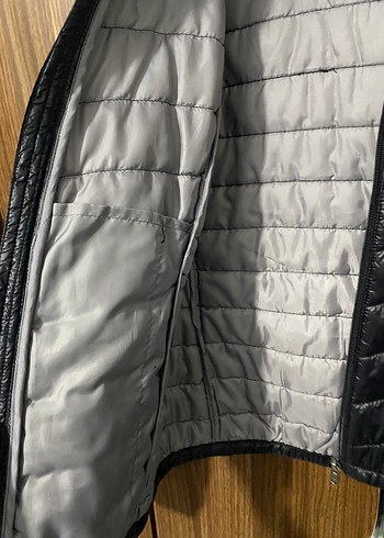 Colins Kadın Erkek Kaz Tüyü Siyah Mont - Görsel 4