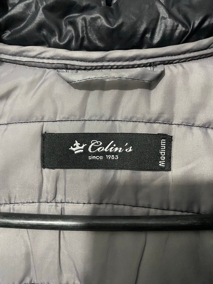 Colins Kadın Erkek Kaz Tüyü Siyah Mont - Görsel 5