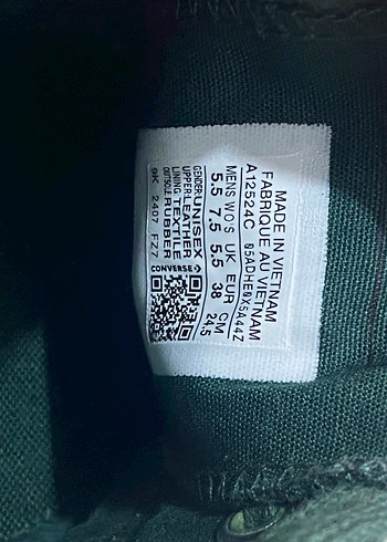 Converse Chuck 70 Yeşil Deri Ayakkabı - Görsel 6