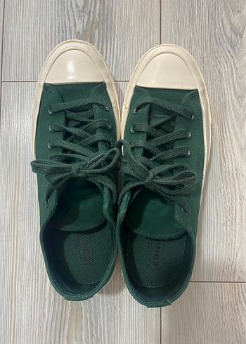 Converse Chuck 70 Yeşil Deri Ayakkabı - Görsel 2