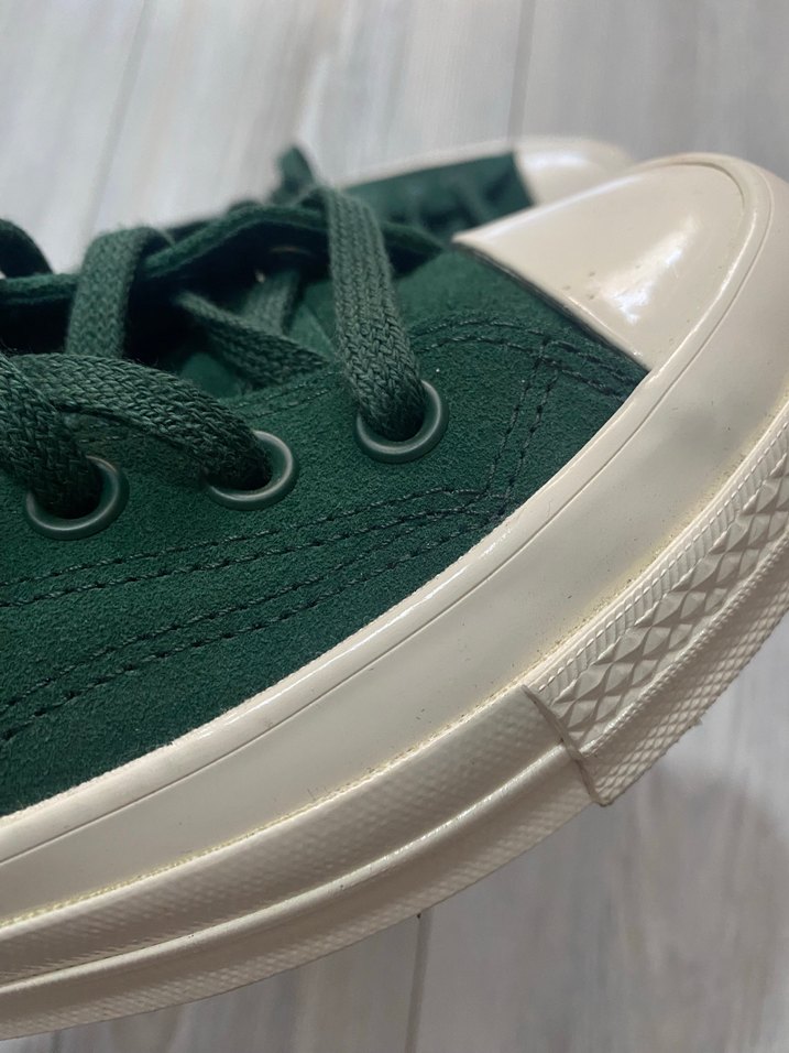 Converse Chuck 70 Yeşil Deri Ayakkabı - Görsel 3