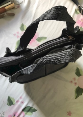 Gri Baskılı Kadın Pamuk Çanta - Görsel 2