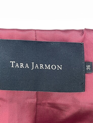 36 Beden bordo Renk Tara Jarmon Kaban %70 İndirimli.