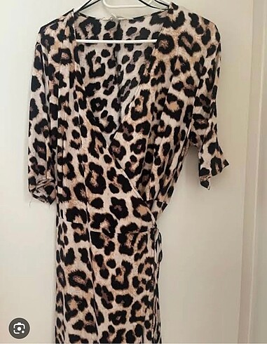 H&M Leopar elbise