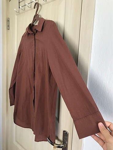 38 Beden Kahverengi Tunik Gömlek LCW