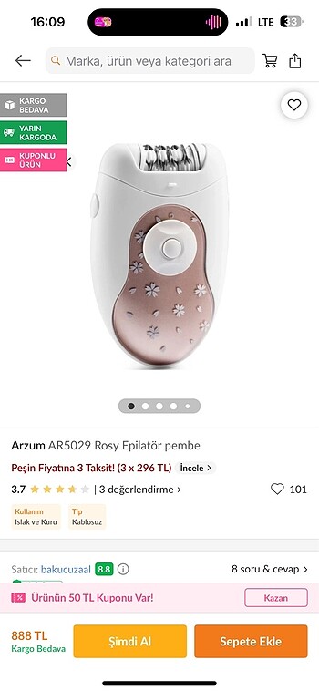 diğer Beden Epilasyon cihazı