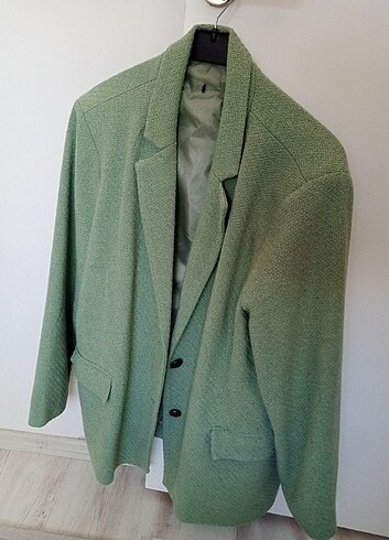 Yeşil blazer ceket 