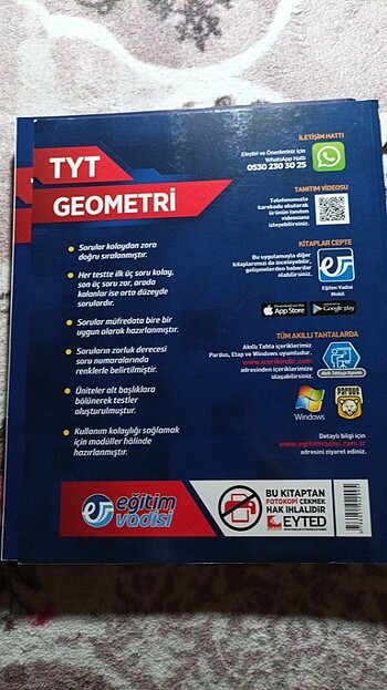  Eğitim Vadisi Tyt Geometri Soru Kitabı